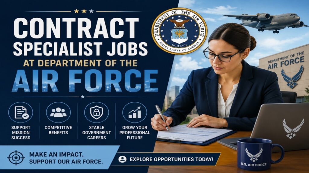 Contract Specialist Jobs 2026: at Department of the Air Force