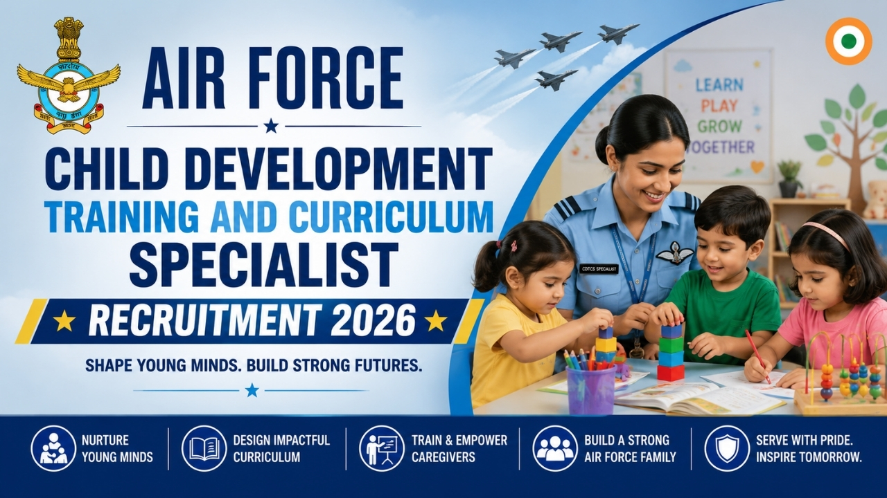 Air Force Child Development Training and Curriculum Specialist Recruitment 2026