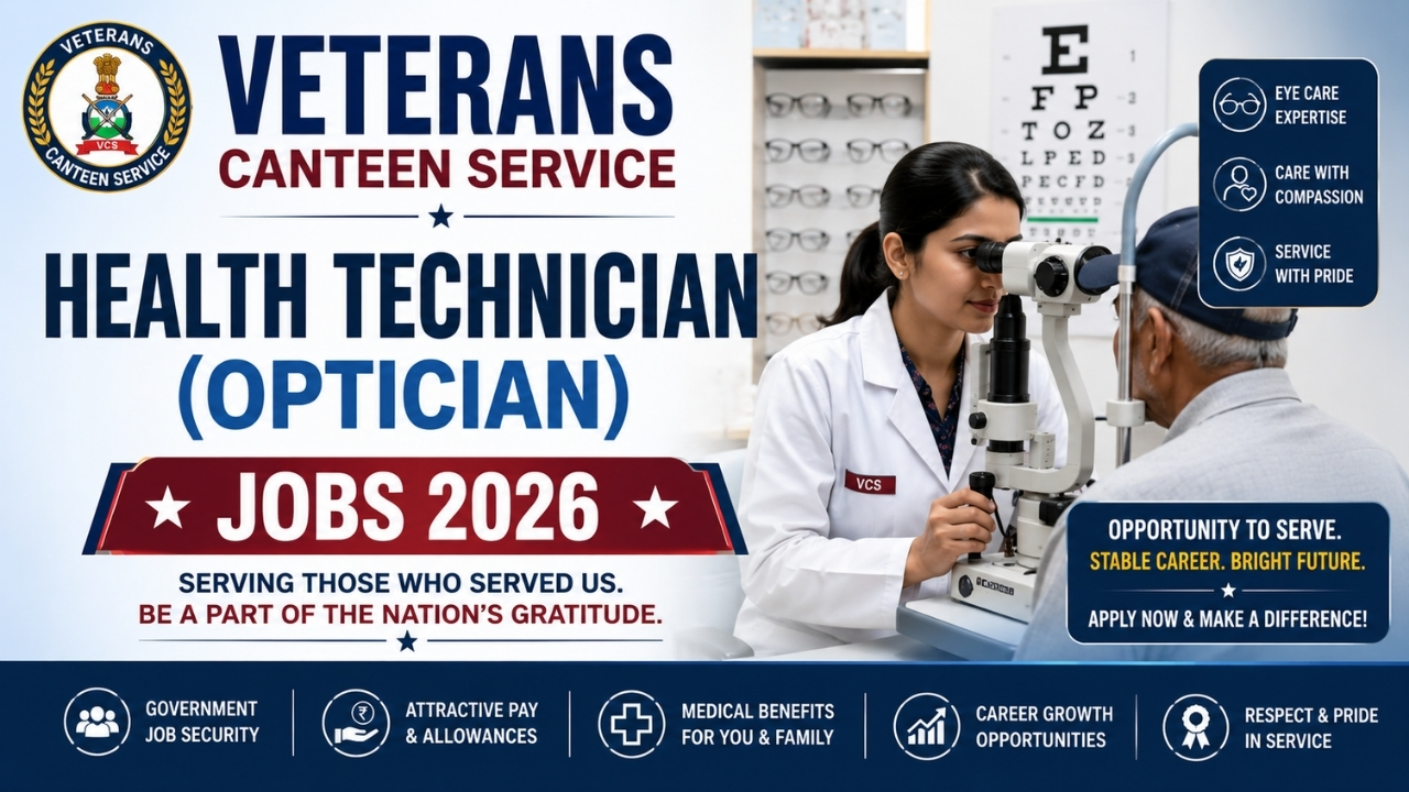 Veterans Canteen Service Health Technician (Optician) Jobs 2026