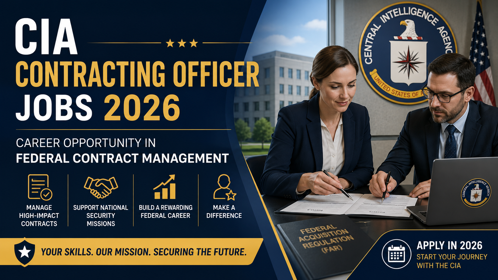 CIA Contracting Officer Jobs 2026: Career Opportunity in Federal Contract Management
