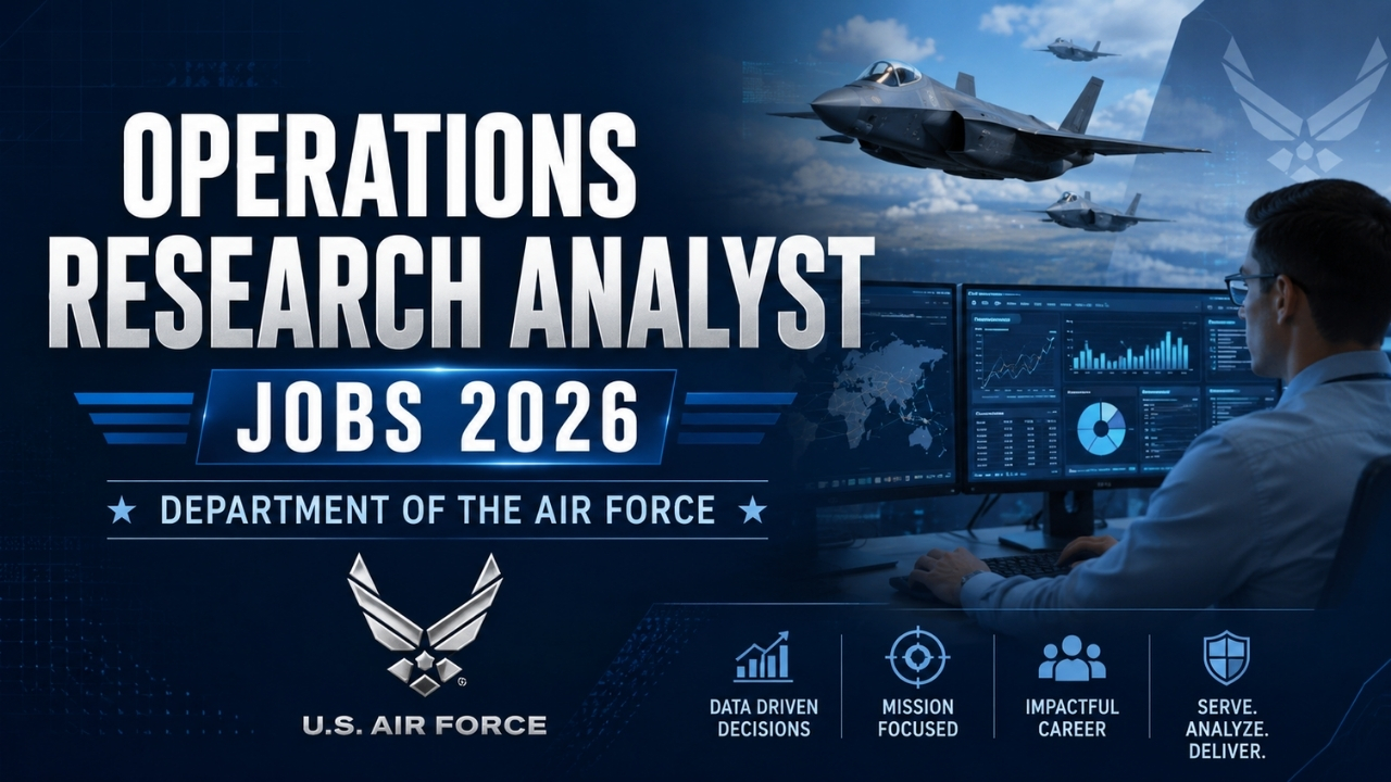 Operations Research Analyst Jobs 2026 – Department of the Air Force